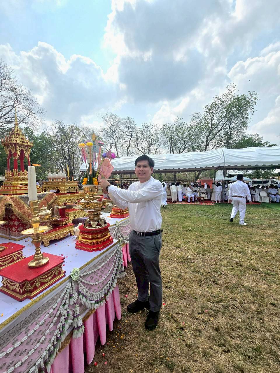 title - วันที่ 24 กุมภาพันธ์ 2569 นายวิทูล ประดิษฐบุญ พร้อมด้วย เจ้าหน้าที่ ส.ป.ก.ปราจีนบุรี เข้าร่วมพิธีบวงสรวงงานเทศกาลมาฆปูรมีศรีปราจีน ครั้งที่ 40